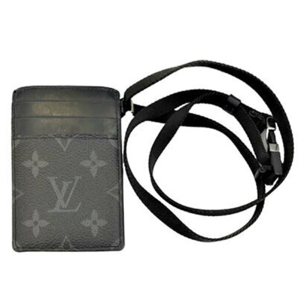 Louis Vuitton Monogram Eclipse Black Card Folder … - image 1